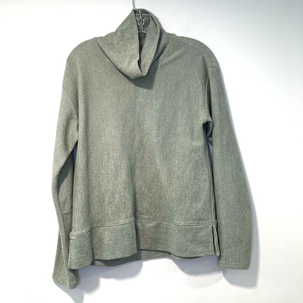 RBX Active Softest Turtleneck Pullover Sweatshirt Sage Green  Small